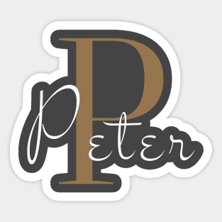 I am Peter Sticker